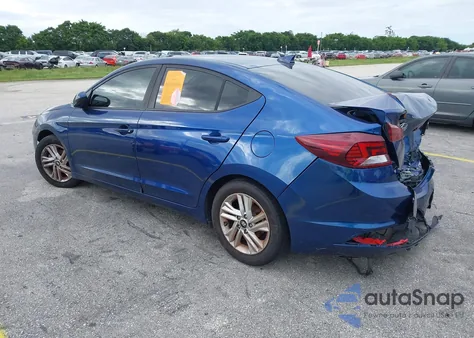 2020 Hyundai Elantra Sel z USA, uszkodzony, nr VIN 5NPD84LF1LH571036